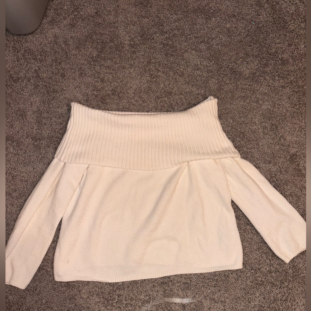 Off the shoulder sweater